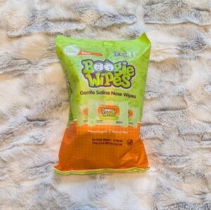 NEW Boogie Wipes Gentle Saline Nose Wipes